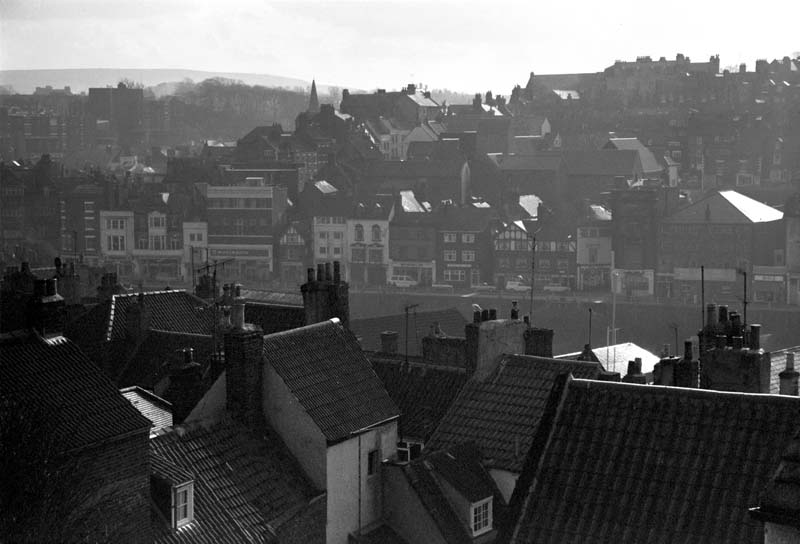 Whitby rooftops, Yorkshire 1982