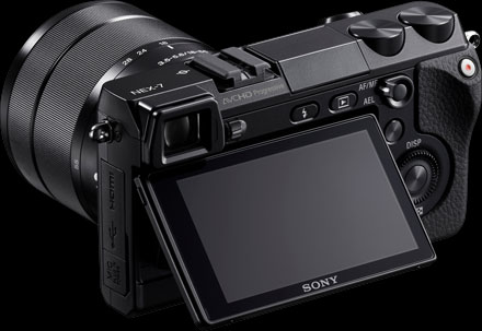 Sony NEX-7 - rear view